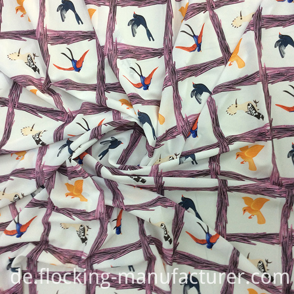 Beautiful Designed High Quality Printed Polyester Dress Fabric